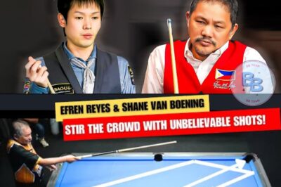 “Young Prodigy Thinks He’s Unstoppable—But Then The Legend Efren Reyes Shows Him Who’s Boss!”