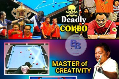 “99.9% Shot Accuracy: How Efren Reyes’ Unmatched Self-Creativity Redefines Pool Mastery!”