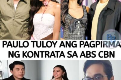 PAULO TULOY ANG PAGPIRMA NG KONTRATA SA ABS CBN