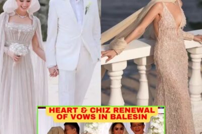 OMG! HEART EVANGELISTA AT CHIZ ESCUDERO, MAGRE-RENEW NG KANILANG VOWS SA BALESIN! ISANG ROMANTIKONG PAGBANGON NG PAG-IBIG!