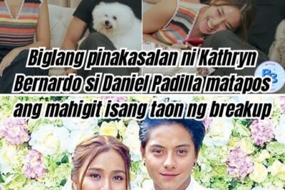 What’s going on? Kathryn suddenly married Daniel Padilla after more than a year of breakup