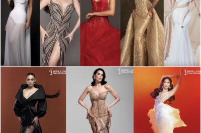 LOOK: Miss Universe Philippines 2025 bets in evening glam, twinning moment