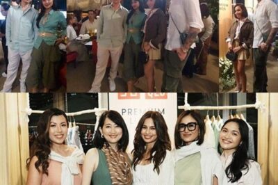Nadine Lustre, Christophe Bariou; Kyline Alcantara, Kobe Paras double-date at Vogue-Uniqlo dinner