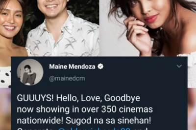 Maine Mendoza congratulates Alden Richards, Kathryn Bernardo on their first movie tandem