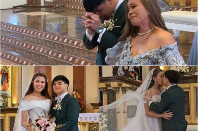 WATCH: Bugoy Cariño sheds tears during wedding to EJ Laure