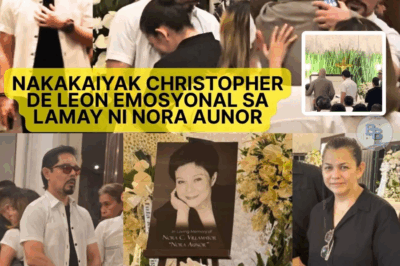 Christopher de Leon EMOSYONAL ng DUMALAW sa Ikalawang Gabi ng BUROL ng Superstar nasi Nora Aunor