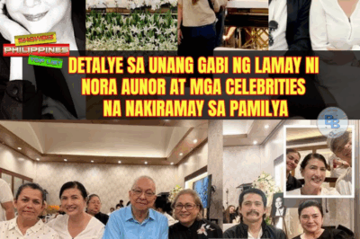 Detalye sa unang gabi ng lamay ni Nora Aunor at mga celebrities na nakiramay sa pamilya