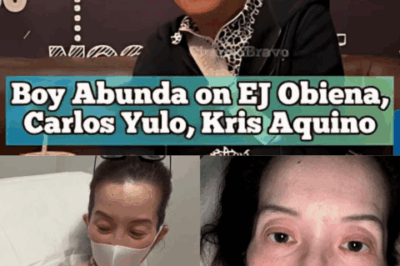 BOY ABUNDA, NAGSALITA NA TUNGKOL KINA EJ OBIENA AT CARLOS YULO! SHOCKING REVELATIONS TUNGKOL SA KANILANG MGA MAGULANG AT ANG BAGONG BALITA KAY KRIS AQUINO, IKINAGULAT NG LAHAT!