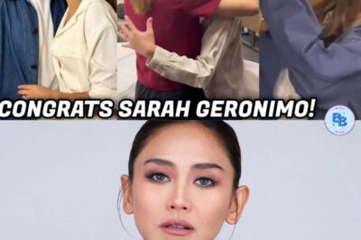 OMG! CAUGHT ON CAMERA! SARAH GERONIMO ON THE VERGE OF TEARS AFTER RECEIVING A NEW BLESSING — A DREAM COME TRUE YEARS IN THE MAKING