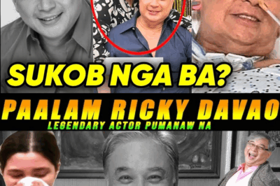 Showbiz World in Mourning: Ricky Davao’s Sh0cking De@th Raises More Questions Than Answers — Was It Really Just Health Complications, or Is There a Hidden Truth Behind the Silence That No One Dares to Speak About?