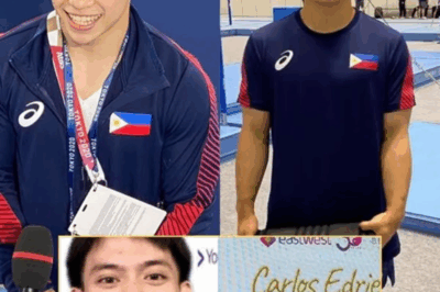SA KABILA NG BATIKOS CARLOS YULO PINILI MAGING ENDORSER NG EASTWEST BANK CHLOE ABOT TENGA ANG NGITI! Si Carlos Yulo ay bagong brand ambassador ng East West Bank, at siya ay opisyal na tinanggap sa pamilya ng nasabing bangko. Ang Olympic champion ay ginanap ang isang espesyal na pagtanggap, kung saan ipinakita ng East West ang ilang mga larawan at video sa kanilang mga social media account. Tila puno ng saya at pag-asa ang pagtanggap sa kanya ng East West Bank, lalo na dahil sa kanyang mga nakamit bilang isang atleta. Sa kanyang talumpati, ibinahagi ni Carlos na nagsimula ang kanyang relasyon sa East West Bank noong 2023. Ang kanyang pagsasalita ay punung-puno ng pasasalamat at inspirasyon, at naging pagkakataon ito upang ipakita ang kanyang pagpapahalaga sa suporta ng bangko sa kanyang mga layunin at adhikain. Ang pagkakaroon niya ng ganitong posisyon ay isang malaking hakbang para sa kanya, hindi lamang bilang isang atleta kundi bilang isang modelo ng kabataan.  Read more in comment👇