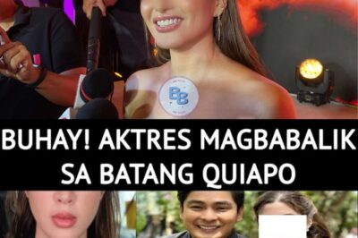SURPRISE COMEBACK: Beloved Actress Set to Return in “Batang Quiapo” After Mysterious Disappearance — Is This the Twist Fans Have Been Waiting For All Along?