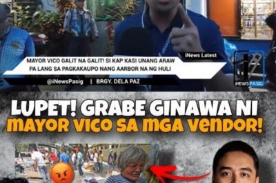 SHOCKING REVELATION! Mayor Vico’s Unexpected and Controversial Actions Against Vendors Leave Everyone Speechless—What Really Happened?