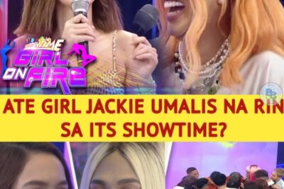 SH0CKING SCENE at “It’s Showtime!”—Ate Girl Jackie Gonzaga Officially Leaves the Show! What’s Next for the Beloved Star?