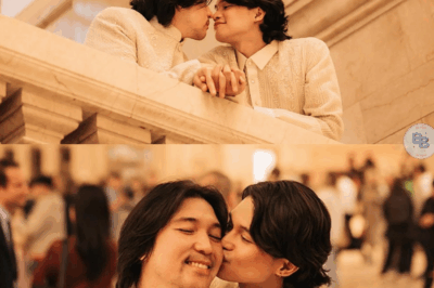 Actor Adrian Lindayag marries non-showbiz partner Michael Dychiao in the US