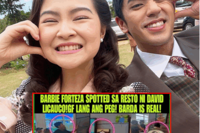 BARBIE FORTEZA SPOTTED SA RESTURANT NI DAVID LICAUCO!GINAWA ITO NI DAVID PARA KAY BARBIE