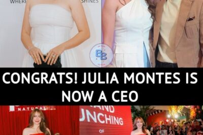 SURPRISE REVEAL: Julia Montes Named CEO of Fast-Rising Beauty Empire—From Actress to Powerful Businesswoman in Stunning Career Shift!
