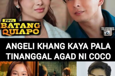 Nakabibiglang Rebelasyon! ANGELI KHANG Biglaang Tinanggal ni COCO MARTIN sa Batang Quiapo — Totoo nga bang May Lihim na Alitan?