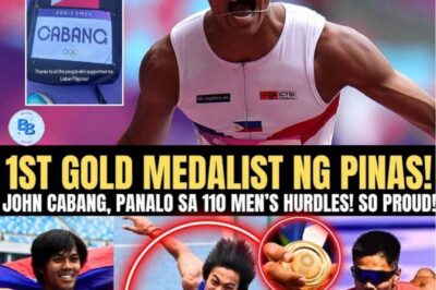 GRABE! DI MAKAPANIWALA ANG LAHAT — JOHN CABANG SOBRANG BILIS, PARANG HINDI TAO! UNANG PINOY GOLD SA 110M HURDLES!