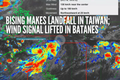 Thought It Was Gone? Think Again. Typhoon Bising Returns With a Vengeance — PAGASA Sounds the Alarm as Storm Re-Enters PAR, Puts Batanes Back Under Signal No. 1