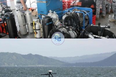 NEW UPDATE: Personnel from the Philippine Coast Guard conduct an ocular inspection on Thursday for the remains of the “missing sabungeros,” who are believed to have been thrown into Taal Lake in Batangas