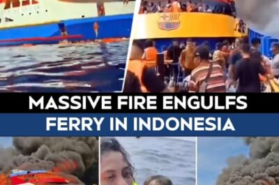 Indonesia Ship Fire | Passengers Jump Into Sea As Fire Engulfs Ferry With 300 Onboard Near Indonesia