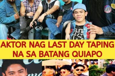 HEARTBREAKING FAREWELL‼️ ICONIC ACTOR SAYS GOODBYE ON HIS LAST TAPING DAY IN BATANG QUIAPO—LEAVING FANS DEVASTATED AS SHOCKING FAREWELL