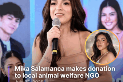 Mika Salamanca, nagbigay ng donasyon para sa rescued animals