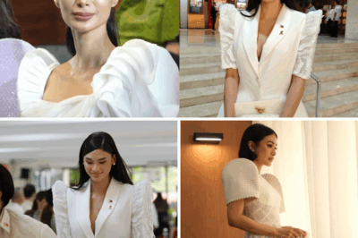 Heart Evangelista, Pia Wurtzbach attend SONA 2025 in white Filipiniana
