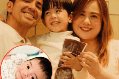 Nicole Donesa introduces her newborn baby with Mark Herras