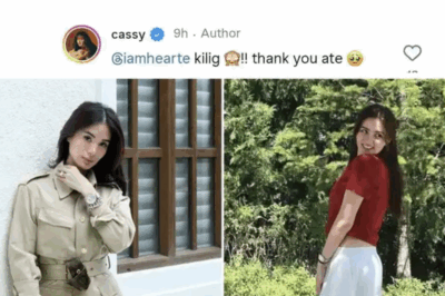 Cassy Legaspi, kinilig nang mapansin at mag-comment si Heart Evangelista sa post niya