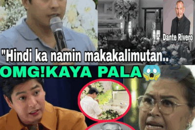 Tahimik Pero Matindi: Coco Martin, Nagbunyag ng Isang Bagay sa Burol ni Dante Rivero na Nagpatahimik sa Lahat