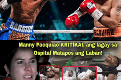 Manny Pacquiao Fights for His Life After Devastating Loss to Mario Barrios—The Shocking Aftermath Revealed: What Happened in the Ring After the Final Bell?