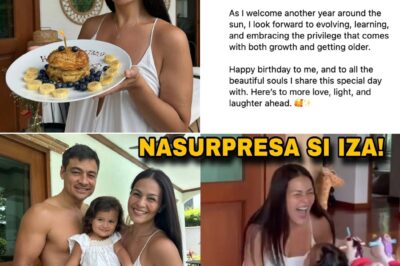 IZA CALZADO NA-SURPRESA SA GINAWA NG KANYANG MAG-AMA SA 43RD BIRTHDAY NITO