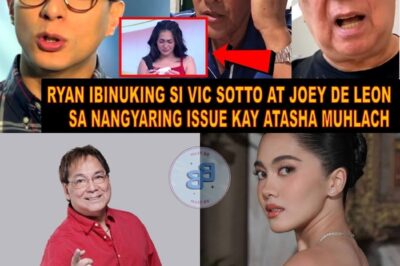 “MATINDING PASABOG! 🔴 RYAN AGONCILLO NAGLABAS NG SIKRETONG KAHIHIYAN NINA VIC SOTTO AT JOEY DE LEON TUNGKOL KAY ATASHA MUHLACH – MGA FANS NAGULANTANG AT DABARKADS NATAHIMIK!”