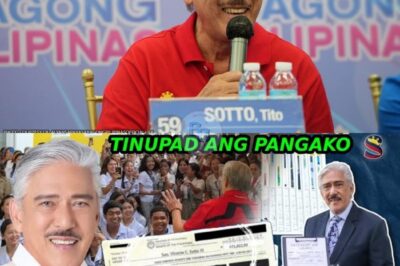 Shocking Revelation: Senator Tito Sotto’s First Two Months Salary Secretly Given Away to Students, But the Mysterious Reason Behind His Unusual Move Leaves the Nation Asking More Questions Than Ever Before