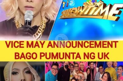 Vice Ganda Leaves Fans Stunned With Explosive, Unexpected Announcement on Showtime Before Flying to the UK — What the Nation’s Unkabogable Superstar Revealed Left Everyone in Shock, Tears, and Endless Questions!