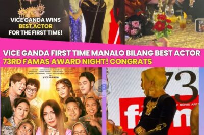 “Historic Moment! Vice Ganda, Hindi Napigilang Maluha at Magpakita ng Aktwal na Reaksyon Matapos Masungkit ang Best Actor Award sa 73rd FAMAS—Kauna-unahan sa Kanyang Karera, Fans, Umapaw ang Saya!”