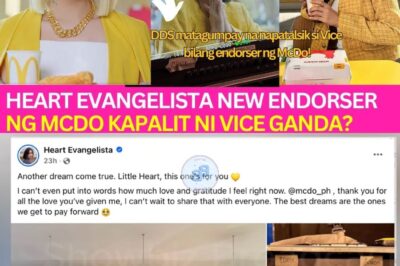 “Full Story! Heart Evangelista, Bumulaga sa Publiko Bilang Bagong McDo Endorser, Kapalit Nga Ba ni Vice Ganda o Mas Malaki Pa ang Naging Papel sa Malaking Brand Shake-Up ng Taon?”