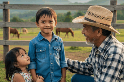 Ang pagkawala ng mga magulang ay sapat na upang durugin ang puso ng isang bata, ngunit ang kawalan ng pag-asa ay mas matindi pa. Dalawang batang ulila ang naghahanap ng kanlungan, ngunit sa halip ay nakatagpo sila ng isang malamig na mundo. Ngunit sa gitna ng kanilang paghihirap, isang lalaking mayroong sariling mga demonyo ang tumulong sa kanila. Ang kanyang puso, na matagal nang sarado, ay binuksan ng dalawang inosenteng bata. Isang kwento ng pag-asa, pagmamahal, at ikalawang pagkakataon. Alamin kung paano nagbago ang buhay ng isang rancho at ang dalawang bata na nagbigay sa kanya ng tunay na kaligayahan. I-click ang link sa comments para sa buong detalye.