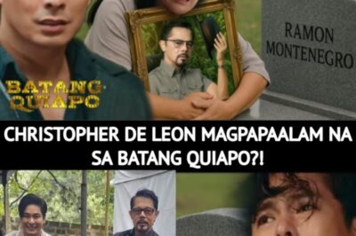 SH0CKING NEWS! BIGLANG PAGLISAN NI CHRISTOPHER DE LEON SA BATANG QUIAPO — ANG TUNAY NA DAHILAN NA HINDI DAPAT MALAMAN NG MGA TAGAHANGA!