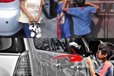 Unbelievable Twist: A Beggar’s Tearful Encounter with a Woman in a Luxurious Car Reveals a Hidden Secret That Will Melt Your Heart!