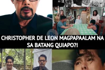 Shocking Twist in Philippine Entertainment: Christopher de Leon’s Sudden and Unexplained Goodbye to ‘Batang Quiapo’ Sends Fans into a Frenzy – What Could Have Possibly Forced the Legendary Actor to Step Away From the Nation’s Most Talked-About Series? The Untold Story Behind His Departure is Finally Revealed!