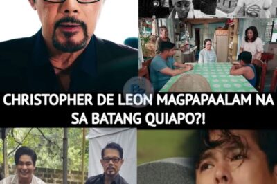 Shocking Twist in Philippine Entertainment: Christopher de Leon’s Sudden Goodbye to Batang Quiapo Sends Fans into Frenzy — What Forced the Legendary Actor to Step Away from the Nation’s Most Talked-About Series?
