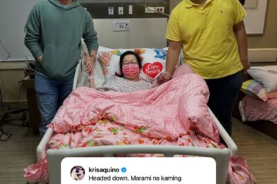Heartbreak, Courage, and Secrets: Kris Aquino’s Hospital Confession Sparks National Shock—Why the Queen of All Media Shared a Tearful Photo With Her Sons Before Facing Two Risky Surgeries