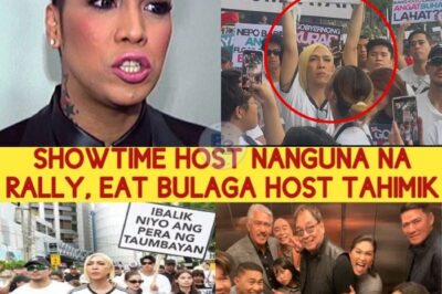 Unbelievable Twist in Philippine Showbiz: It’s Showtime Host Leads Fiery Anti-Corruption Rally While Eat Bulaga Host Remains Silent, Stirring Suspicion, Dividing Fans, and Fueling Rumors of Hidden Political Agendas