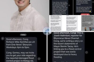 “Richard Gomez binatikos ng press group matapos akusahan ang media ng bayarang ‘spin’ kaugnay sa pagbagsak ng Leyte flood control project—leak ng messages ng reporters nagdulot ng mas malaking iskandalo”