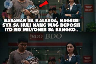 “Hindi Mo Aakalain: Isang Masipag na Tindero ng Basahan, Pinahiya at Binastos sa Harap ng Publiko ng Isang Makapangyarihang Bank Manager — Naiyak, Namutla, at Lahat ng Nakakita ay Nabigla sa Kakaibang Eksena na Nagbago ng Buhay Niya Magpakailanman!”