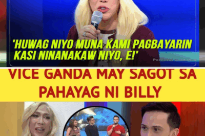 Vice Ganda breaks silence after Billy Crawford’s shocking statement about wanting to return to “It’s Showtime”—his heartfelt yet pointed response leaves fans divided, reigniting old wounds and sparking nationwide debate over reconciliation!