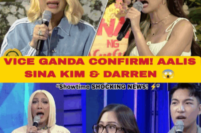Vice Ganda Drops Emotional Bombshell On Live TV: Confirms Kim Chiu And Darren Espanto’s Exit From It’s Showtime — A Painful Goodbye That Leaves Fans In Shock, Heartbroken, And Demanding Answers